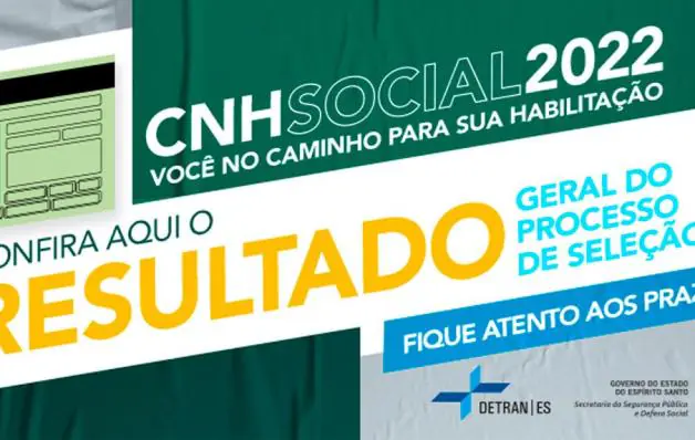 Detran|ES abre matrícula para candidatos selecionados na 2ª lista do CNH Social 2022